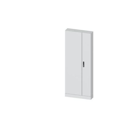 Siemens ALPHA 630 Series Steel Double-Door-Door Floor Standing Enclosure, Plain Door Door, IP44, 1950 x 800 x 210mm [8GK1332-8KA32]; 627-686