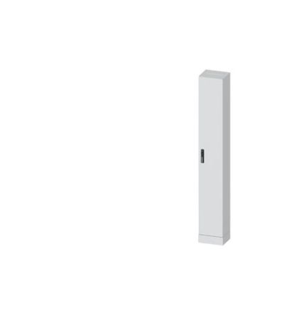 Siemens ALPHA 630 Series Steel Single-Door-Door Floor Standing Enclosure, Plain Door Door, IP55, 1950 x 300 x 250mm [8GK1333-8KN13]; 627-687