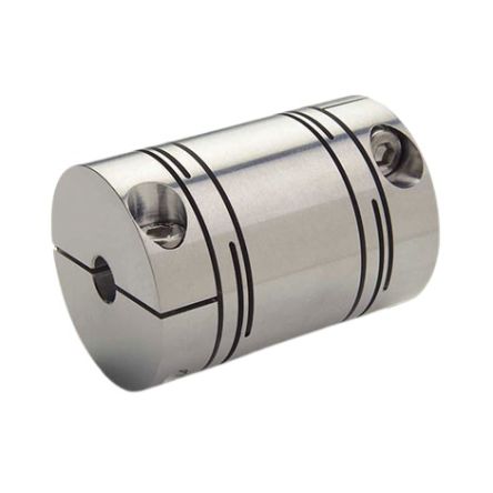 Ruland Shaft Coupling, 20mm Outside Diameter, 4mm Bore, 26mm Length Flexible Coupling [MRLC20-4-4-A]; 627-988