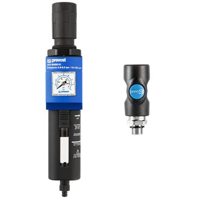 PREVOST ATU Filter Regulator, 25μm, G 1/2, 10 bar, ATU M2585103IS [ATU M2585103IS]; 628-159