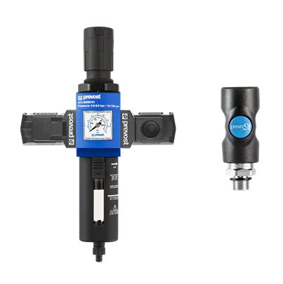 PREVOST ATU Filter Regulator, 10 bar, ATU M2585SQES [ATU M2585SQES]; 628-160