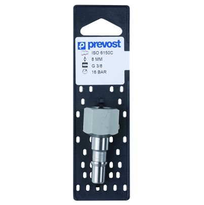 PREVOST Female Pneumatic Quick Connect Coupling, G 1/2 Female Female Thread [CRP 086103P]; 628-190