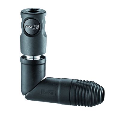 PREVOST Composite Body Female Safety Swivel Quick Connect Coupling, G 3/8 Female Female Thread [CSI 061102SW]; 628-199