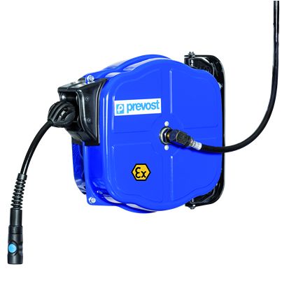 PREVOST 12m Air Hose Reel, 10mm Inner Diameter, 14mm Outer Diameter, 800L/min Flow Rate [DPFEX 1012ES]; 628-206