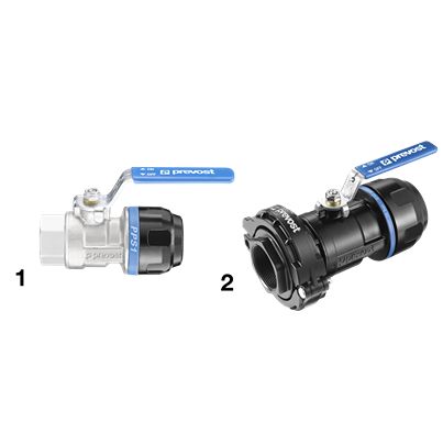 PREVOST Aluminium 1.5 in Fitting, 50mm outside diameter [PPS1 RSIF5049]; 628-263