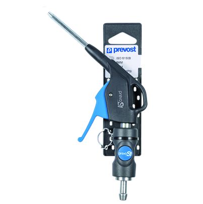 PREVOST 2.2bar Blow Gun and Quick Coupler and Ear O Clips Set [RIBG 06mtlP]; 628-281