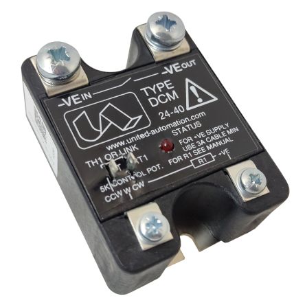 United Automation Motor Controller, 24 V, 60 A, Motor Managment Function, 24 V [A75251]; 628-603