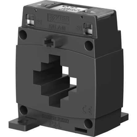 ENTES ENT.A60 Series Base Mounted Current Transformer, 500A Input, 500:5, 5 A Output, 40 x 10mm Bore, 720 V [ENT.A40MN 500/5 5VA CL:0,5]; 628-983