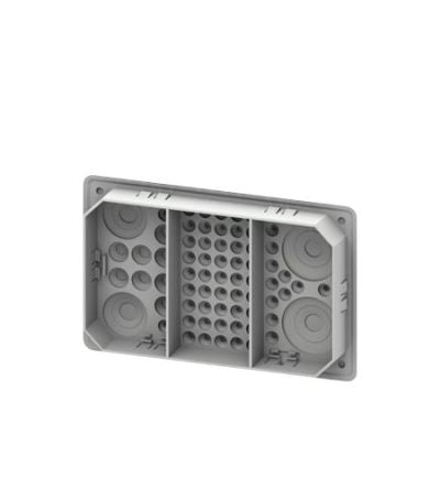 Siemens 8GK9 Series Plastic Flange for Use with 630, 1250 DIN, ALPHA 400, 5 x 214 x 136mm [8GK9101-0KK00]; 629-119