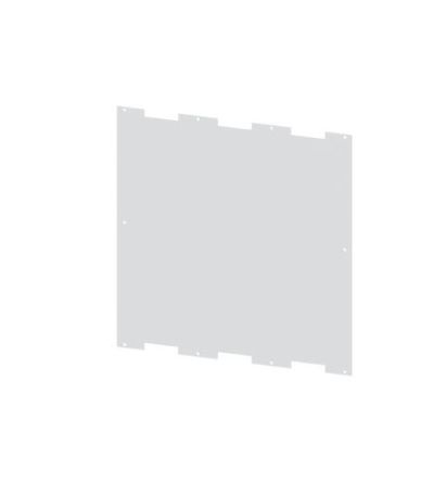Siemens 8GK953 Series Steel Mounting Plate, 600mm H, 500mm W for Use with ALPHA 400 DIN [8GK9531-4KK20]; 629-160