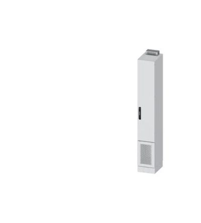 Siemens 8GK1483 Series Steel Single-Door-Door Floor Standing Enclosure, Plain Door Door, IP30, 1950 x 300 x 400mm [8GK1483-8KN15]; 629-200