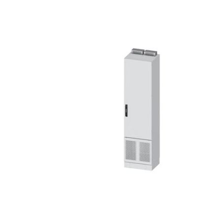 Siemens 8GK1483 Series Steel Single-Door-Door Floor Standing Enclosure, Plain Door Door, IP30, 1950 x 550 x 400mm [8GK1483-8KN25]; 629-288