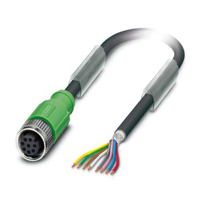Phoenix Contact Straight Male 5 way M12 to Straight Male 5 way M12 Sensor Cable, 200mm [1413511]; 629-548