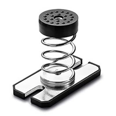 RS PRO Cylindrical M8mm Anti Vibration Mount, Spring Mount with 100daN Compression Load [0]; 629-706