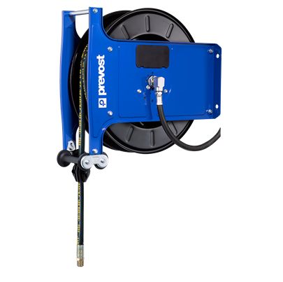 PREVOST Wall Mounted 15m Air Hose Reel, 13mm Inner Diameter, 19mm Outer Diameter [DGO 1315OIL]; 629-731