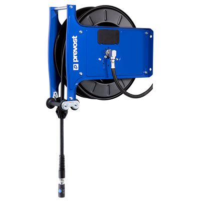 PREVOST Wall Mounted 20m Air Hose Reel, 13mm Inner Diameter, 20mm Outer Diameter, 1000L/min Flow Rate [DGO 1320ES]; 629-732