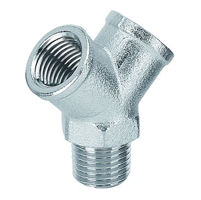 PREVOST YM Series Y Fitting, R 1/2 Male to G 1/2 Female, Threaded Connection Style, Y12M [Y12M]; 629-792