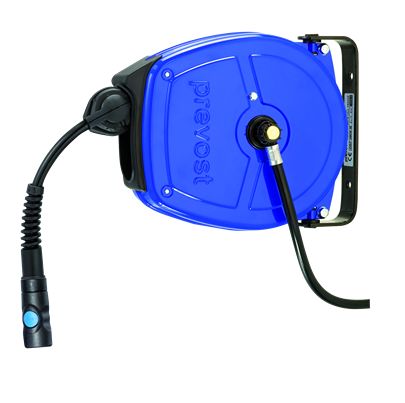 PREVOST Wall Mounted 5m Air Hose Reel, 8mm Inner Diameter, 11mm Outer Diameter, 650L/min Flow Rate [DSF 0805ES]; 629-837