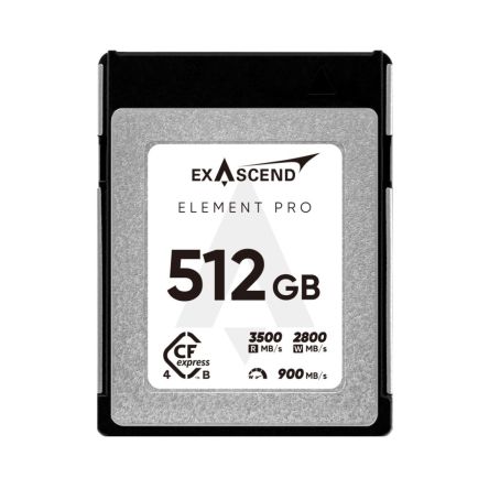 Exascend CFexpress Type B, 512GB [EXPC4SB512GB]; 630-078