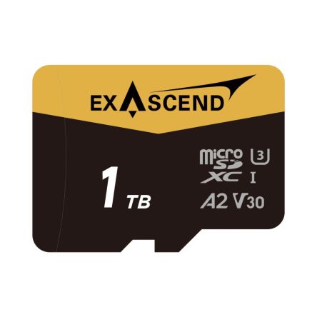 Exascend 1 TB MicroSDXC Micro SD Card, A2, Class 10, UHS-1 (U3), V30 [EX1TUSDU1]; 630-116