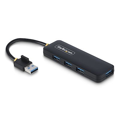StarTech.com 4 Port USB 3.0 USB A  Hub, USB Powered, 95.5 x 31.8 x 11.5mm [H5A4A-USB-HUB]; 630-228