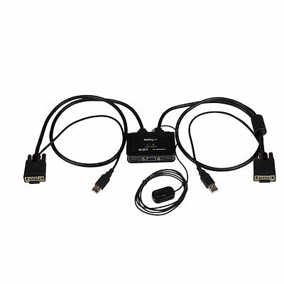 StarTech.com 2 Port USB USB, VGA KVM Switch, 2048 x 1536 Maximum Resolution [SV211USB]; 630-269