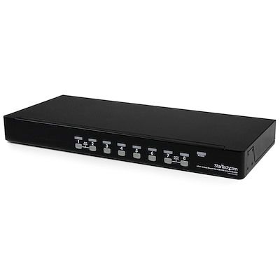 StarTech.com 8 Port USB USB, VGA KVM Switch, 1920 x 1440 Maximum Resolution [SV831DUSBU]; 630-270