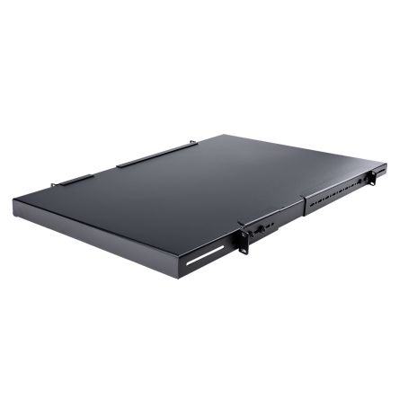 StarTech.com ADJ Series Black Shelf, 1U, 150kg Load, 483mm x 965mm [ADJSHELFHD]; 630-294