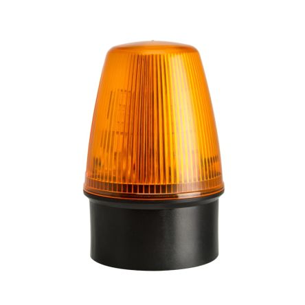 Moflash LED 100 ECO Series Amber Flashing, Static Beacon, 35 To 80 V, Wall Mounted, LED Bulb, IP65 [LED100-03-01]; 630-776