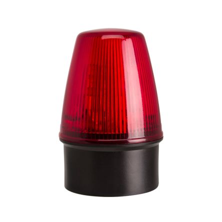 Moflash LED 100 ECO Series Red Flashing, Static Beacon, 35 To 80 V, Wall Mounted, LED Bulb, IP65 [LED100-03-02]; 630-777