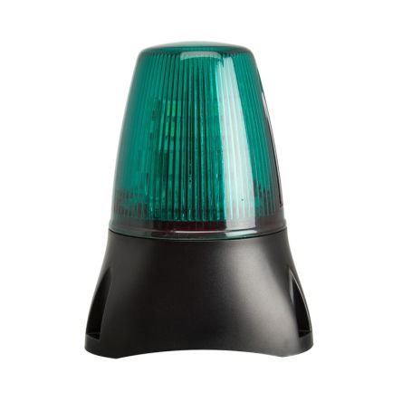 Moflash LEDD100 ECO Series Green Flashing, Static Beacon, 35 To 85 V, Wall Mounted, LED Bulb, IP65 [LEDD100-03-04]; 630-785