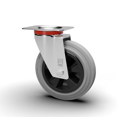 RS PRO Swivel Castor Wheel, 70kg Capacity, 100mm Wheel [0]; 631-151