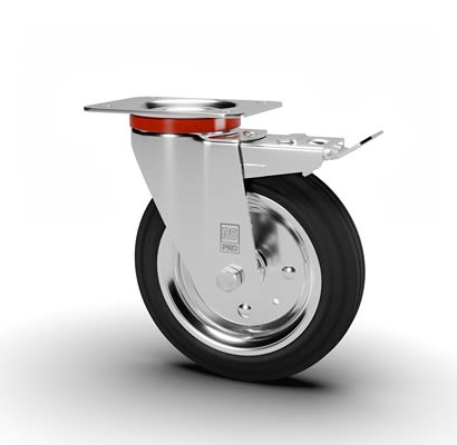 RS PRO Swivel Castor Wheel, 205kg Capacity, 200mm Wheel [0]; 631-157