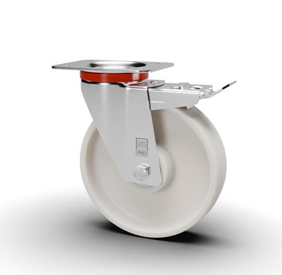 RS PRO Swivel Castor Wheel, 170kg Capacity, 125mm Wheel [0]; 631-161