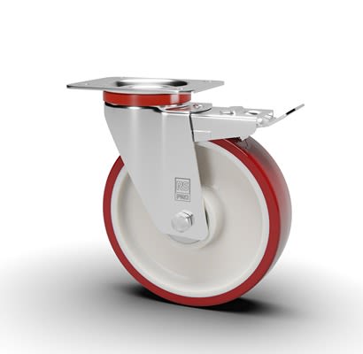 RS PRO Swivel Castor Wheel, 300kg Capacity, 200mm Wheel [0]; 631-172