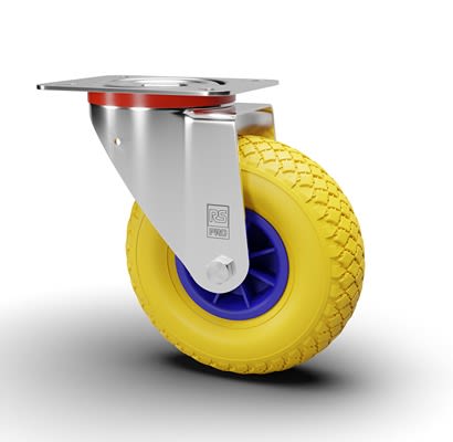 RS PRO Swivel Castor Wheel, 70kg Capacity, 260mm Wheel [0]; 631-180
