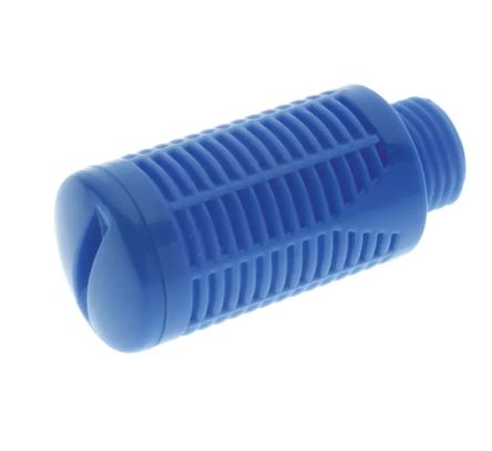 RS PRO POM 6bar Pneumatic Silencer, Threaded, G 3/8 Male [0]; 631-976