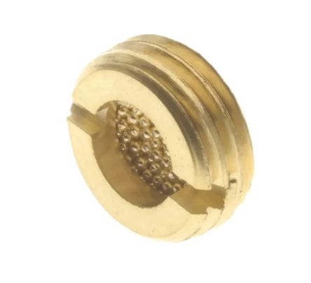 RS PRO Brass, Sintered Bronze 10bar Pneumatic Silencer, Threaded, G 3/8 Male [0]; 631-992