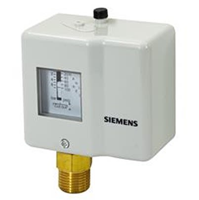 Siemens QBE Series Pressure Sensor, -0.3bar Min, 7bar Max, SPDT Output, Relative Reading [QBE1900-P7M / S55720-S531]; 632-353
