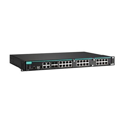 MOXA IKS-6728A-4GTXSFP-48-T, Managed 28 Port Ethernet Switch With PoE RJ-45 [IKS-6728A-4GTXSFP-48-T]; 633-425