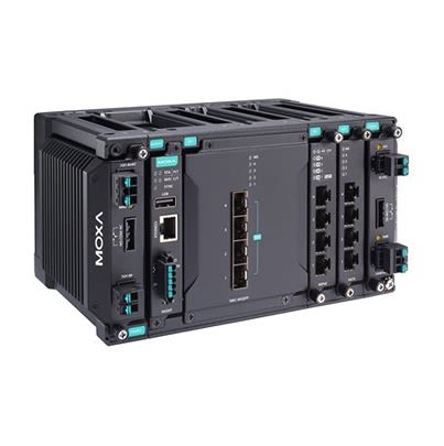 MOXA MDS-G4012-4XGS-T, Managed 12 Port Ethernet Switch With PoE RJ-45 [MDS-G4012-4XGS-T]; 633-455