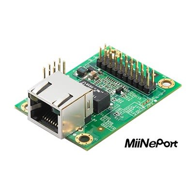 MOXA Device server, 1 Ethernet Port, 1 Serial Port, Serial Interface, 921.6kbit/s Baud Rate [MiiNePort E3-H-T]; 633-459
