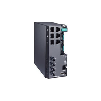 MOXA EDS-4008-2SSC-LV-T, Managed 8 Port Ethernet Switch RJ-45 [EDS-4008-2SSC-LV-T]; 633-606