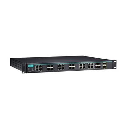 MOXA ICS-G7526A-20GSFP-2XG-HV-HV-T, Managed 26 Port Ethernet Switch USB [ICS-G7526A-20GSFP-2XG-HV-HV-T]; 633-676
