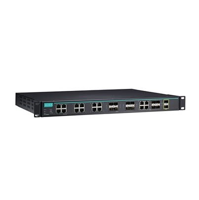 MOXA ICS-G7826A-20GSFP-2XG-HV-HV-T, Managed 26 Port Ethernet Switch USB [ICS-G7826A-20GSFP-2XG-HV-HV-T]; 633-685