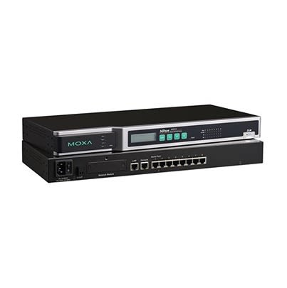 MOXA Device server, 1 Ethernet Port, 16 Serial Port, Serial Interface, 921.6kbit/s Baud Rate [NPort 6650-16-HV-T]; 633-727
