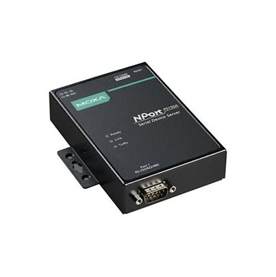 MOXA Device server, 1 Ethernet Port, 1 Serial Port, Serial Interface, 921.6kbit/s Baud Rate [NPort P5150A-T]; 633-732