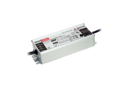 MEAN WELL LED Driver, 54V Output, 60W Output, 1.15A Output, Constant Current / Constant Voltage Dimmable [HLG-60H-54AB]; 634-280