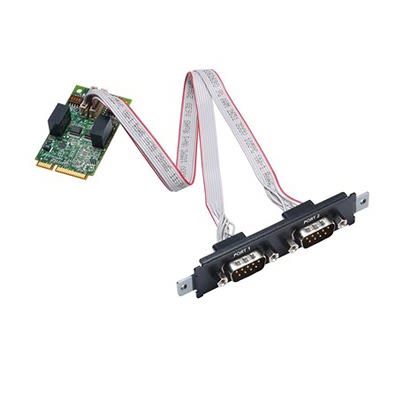MOXA 2 Port Mini PCI RS232 Serial Card, CP-102NSeries [CP-102N-T]; 634-987