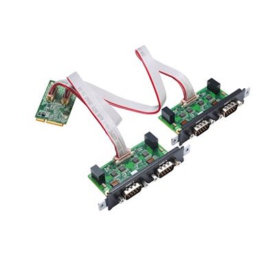 MOXA 4 Port Mini PCI RS422, RS485 Serial Card, CP-134NSeries [CP-134N-I-T]; 634-994